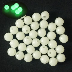 100 per pack fishing flat glow-in-the-dark beads Texas rig round stoppers lure fluorescent lure soft plastic accessories