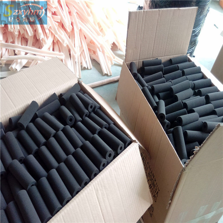 防震系列产品 彩色eva柱 海绵柱可贴百洁布海绵管 聚酯高密度海绵