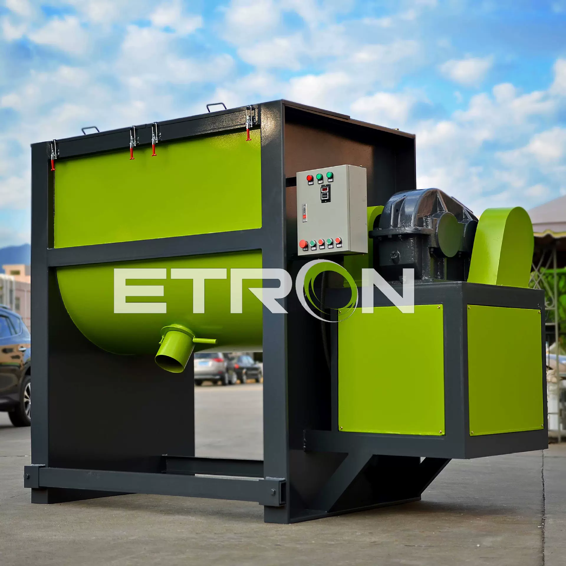 钙粉卧式搅拌机食品调料不锈钢混合机塑料拌料机洗衣粉螺带混料机