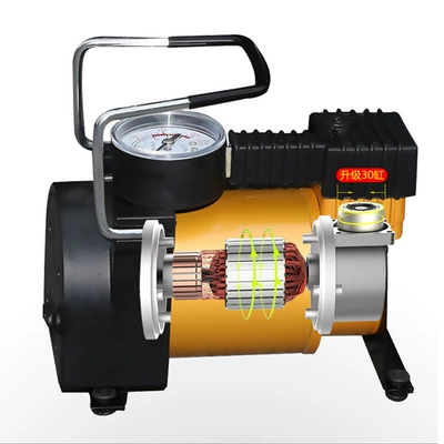 Cross-border car air pump 12v car air pump portable high-power air pump car tire pump (Hava nasosu)