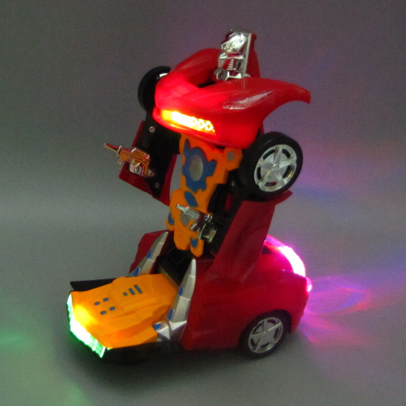 Auto Robot Eléctrico Deformable de Plástico con Deformación Automática Luz y Música image 4