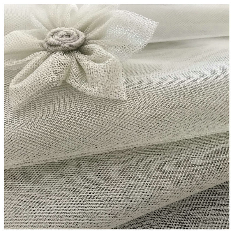 50D polyester four-corner mesh fabric polyester school uniform wedding dress hard mesh fabric low formaldehyde four-corner mesh fabric