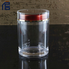 厂家供应400g 广口双层盖  亚克力西洋参林蛙油等保健品瓶包装瓶