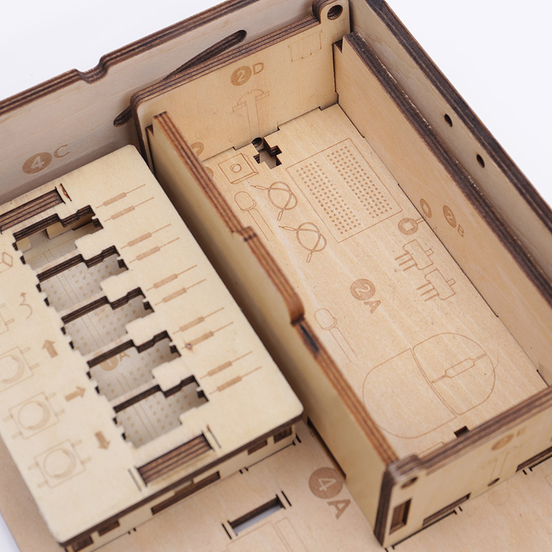 Suministro directo de fábrica DIY tablero de madera rompecabezas corte por láser 3D 3D rompecabezas grabado de corte por láser al por mayor