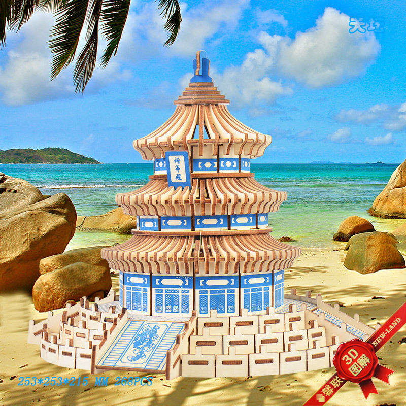 Лазерный Храм Неба имеет этапы сборки