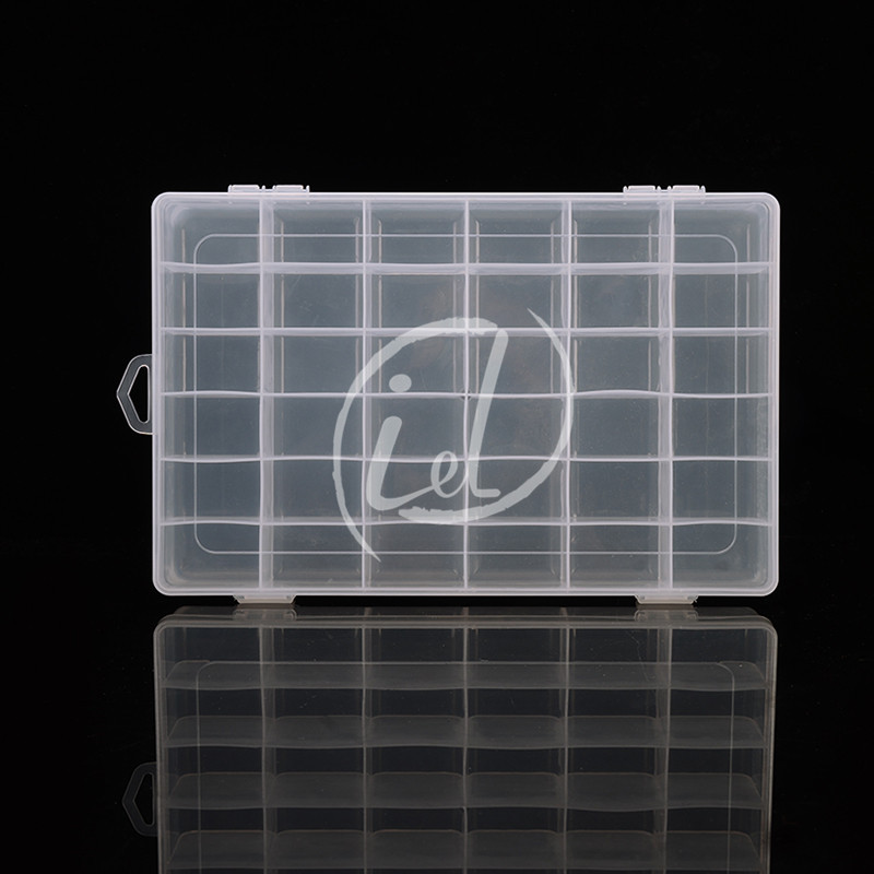 36格子方盒diy材料收纳 塑料储物盒 塑料首饰 零件工具箱厂家批发