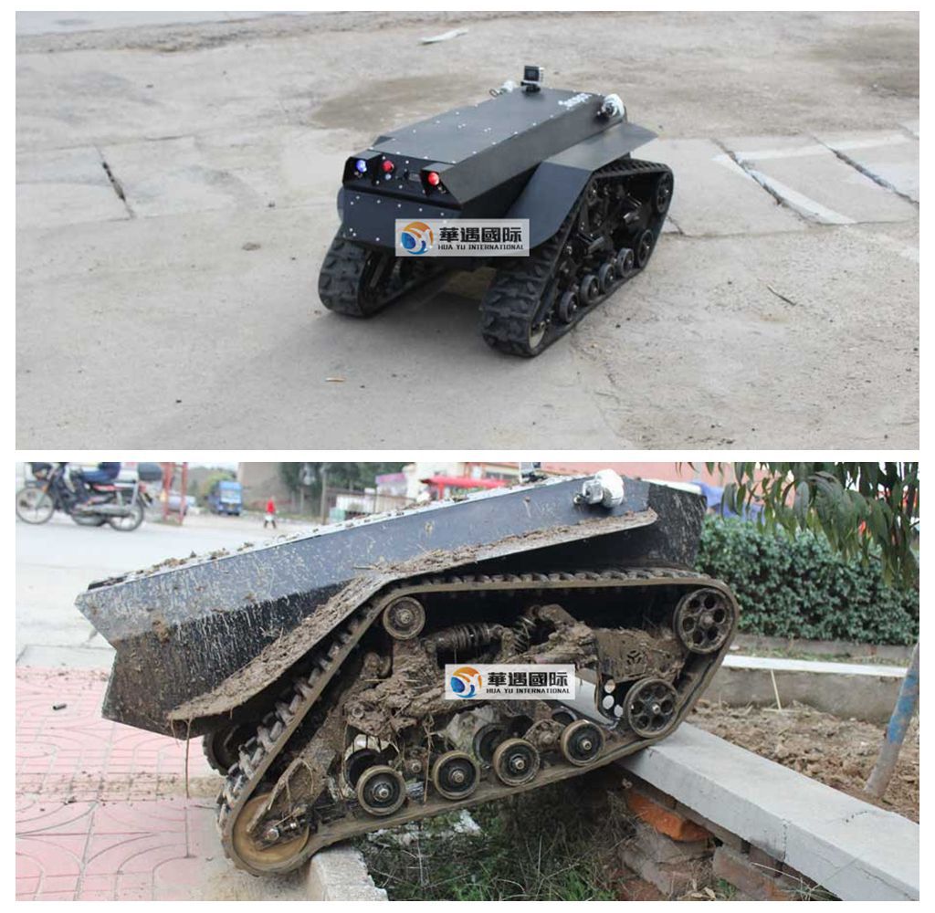 无线遥控 工业机器人身体 360旋转 履带式机器人底盘
