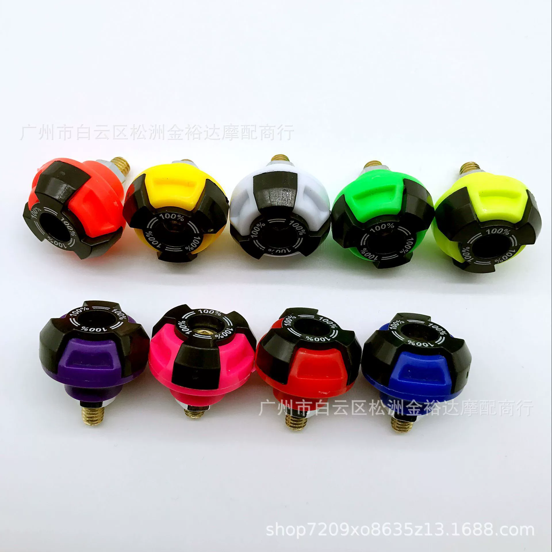 Аксессуары для мотоциклов Винт номерного знака Модификация Винт номерного знака Двухцветная винтовая крышка Шестигранный цветной винт