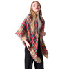 Demi-season velvet double-sided cashmere, scarf, cloak, European style, wholesale