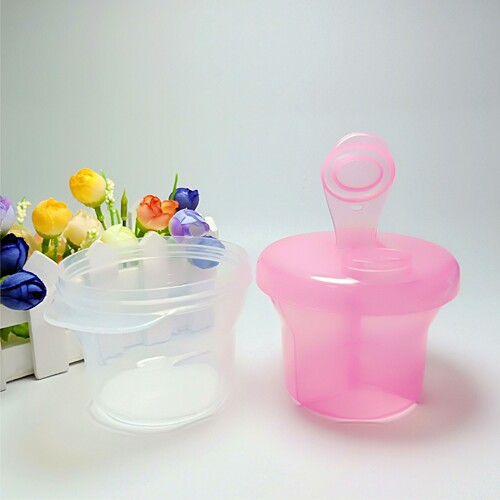 Factory stock wholesale three-layer rotating milk powder tray layered milk powder box convenient for outdoor carrying storage box