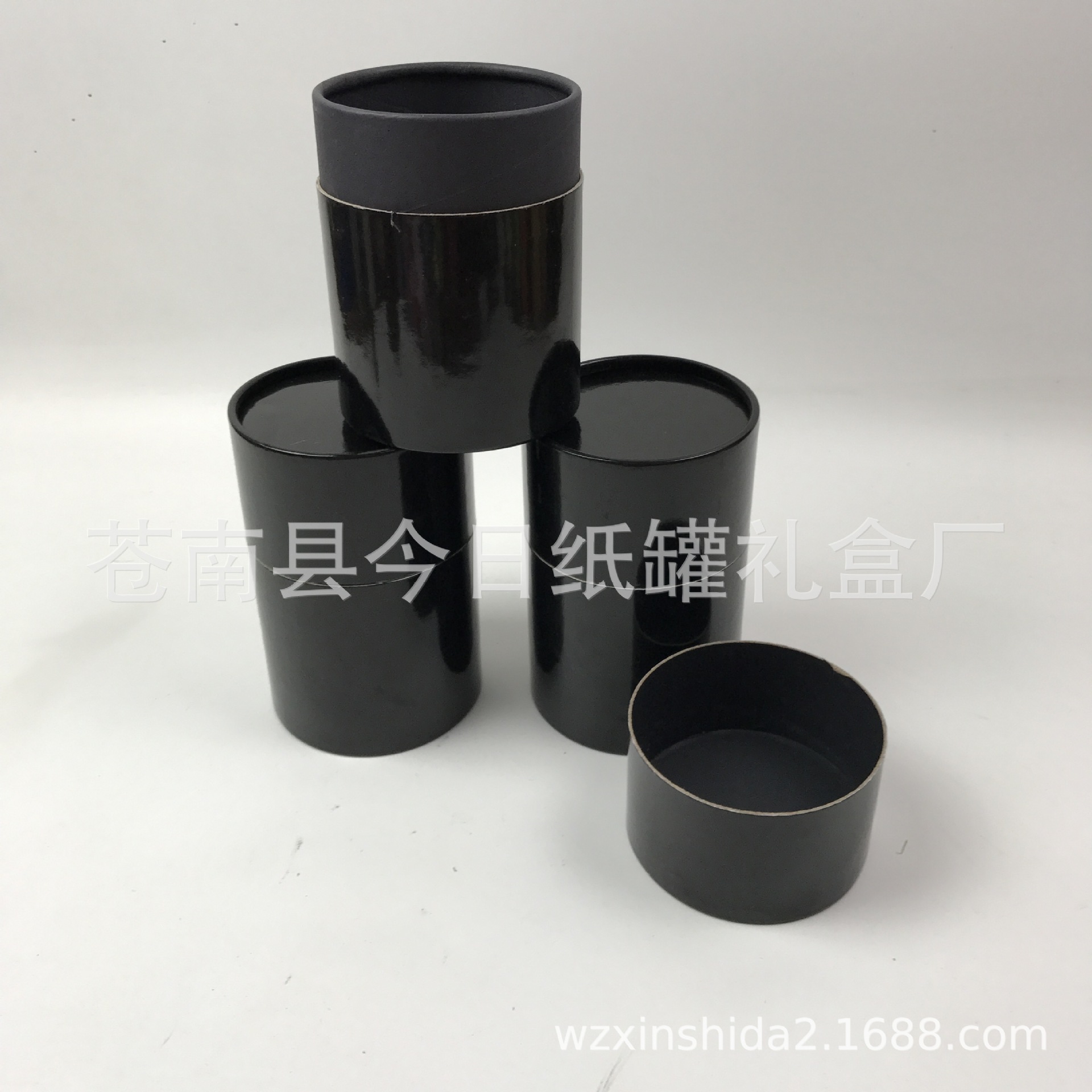 定 做马口铁墙壁纸罐 墙壁圆筒 挂历纸罐 茶叶纸罐