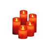 Factory direct sales wedding products wedding props road lead LED candlelight electronic candle red candle promotion for limited time