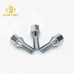 厂家供应外六角锥面螺栓 10.9级镀铬螺杆 17对边