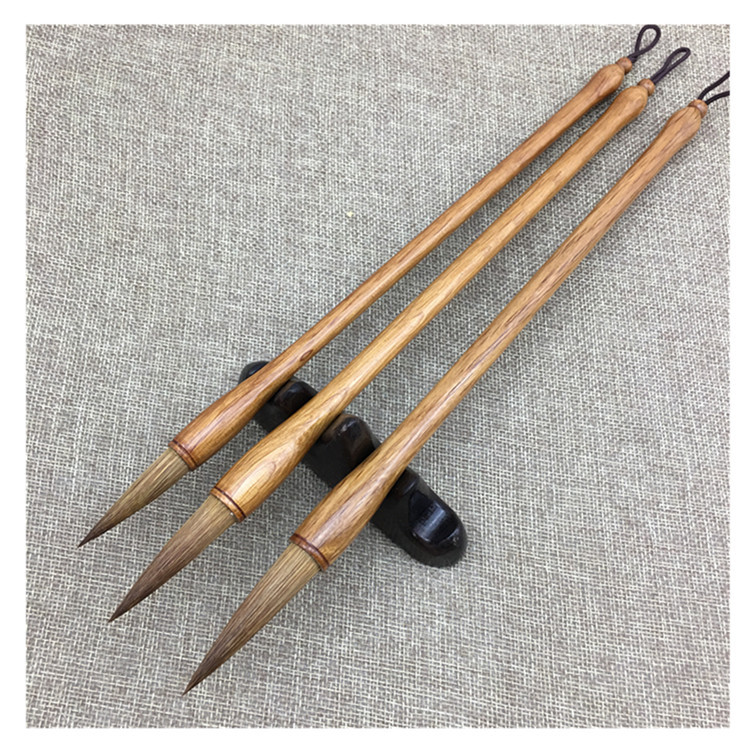 卸売り文房長峰狼毛筆痩せ金体行草書道国画用品メーカー直供毛筆