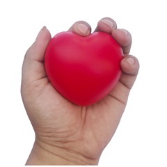 Heart-shaped PU rehabilitation grip ball grip trainer, rehabilitation equipment finger strength training