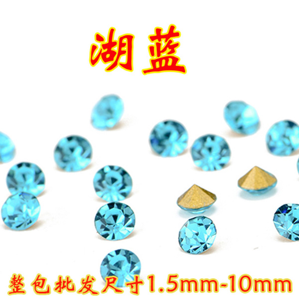 glass acrylic nail decoration