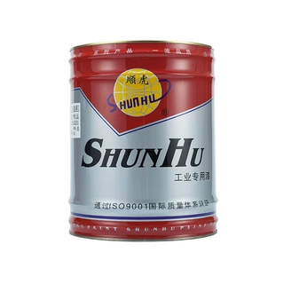 源头厂家直供环氧酯底漆顺虎漆灰色防锈富锌哑光漆工业用漆批发