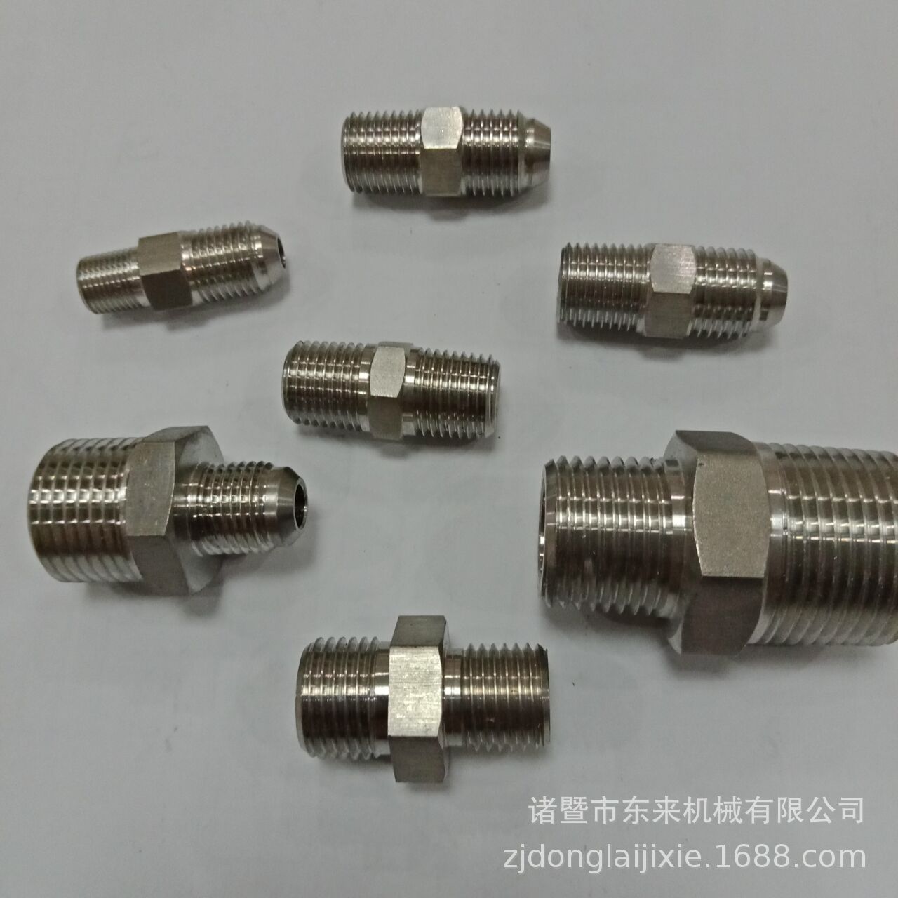 316不锈钢对丝 加厚对丝接头 双外丝 304直接头 不锈钢变径接头