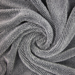 Thickened water-absorbent twisted cloth braided cloth large car wiping car wash towel not easy to shed lint cleaning cloth floor rag