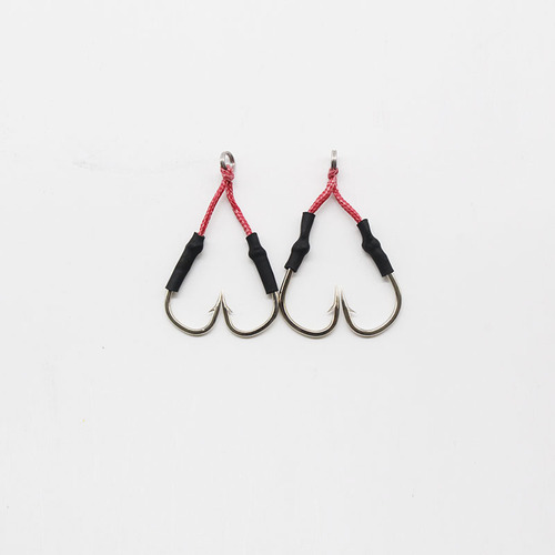 Iron plate hook, iron plate hook, villain hook, tied line, powerful horse fish hook, boat fishing lure, sea fishing for hairtail, iron plate double hook