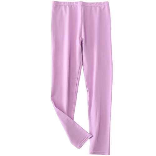 Women's pure cotton high-waisted autumn leggings single piece thin warm pants tight thread elastic cotton wool pants spring autumn winter