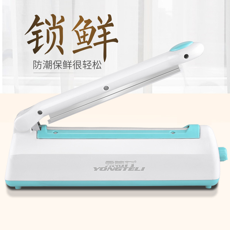 Directo del fabricante: Selladora de plástico manual para el hogar, modelo 200, selladora térmica, disponible para marca neutra.