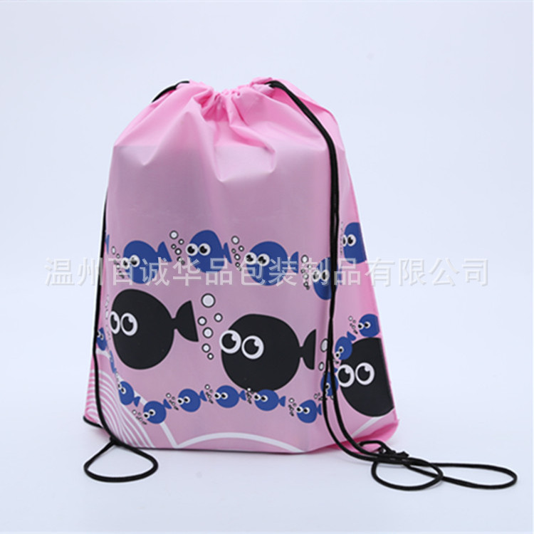 Bolsa de cordón ropa al aire libre bolsa de almacenamiento bolsa de zapatos playa natación entrenamiento cordón bolsa al aire libre mochila de pescado