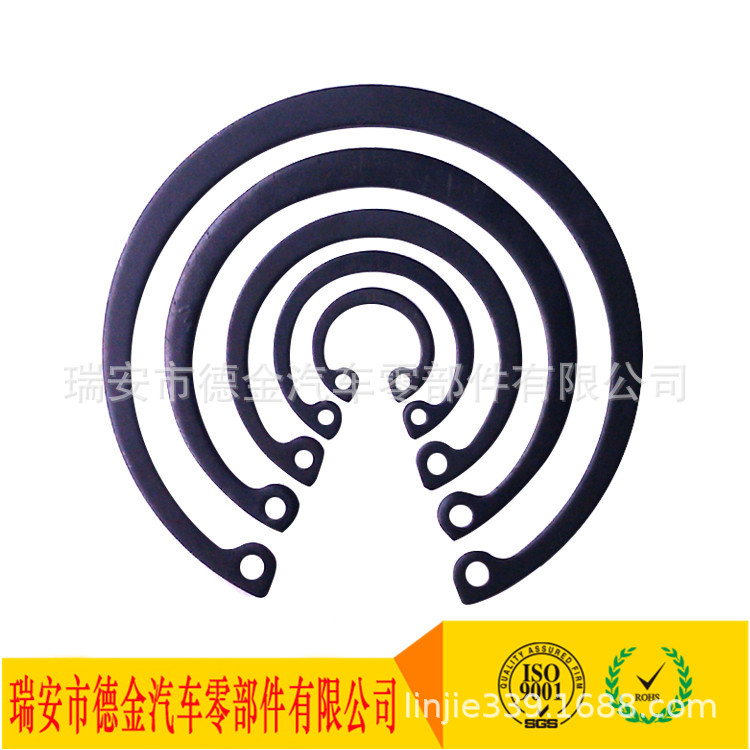 厂家供应  高弹性 65MN材质  孔用弹性挡圈