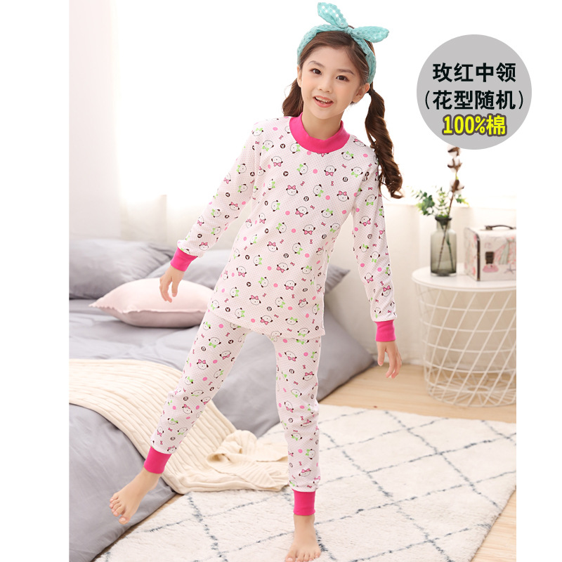 3 6 9 11 años ropa para niños ropa interior de algodón Niños y Niñas Ropa interior delgada de algodón ropa de otoño pantalones largos