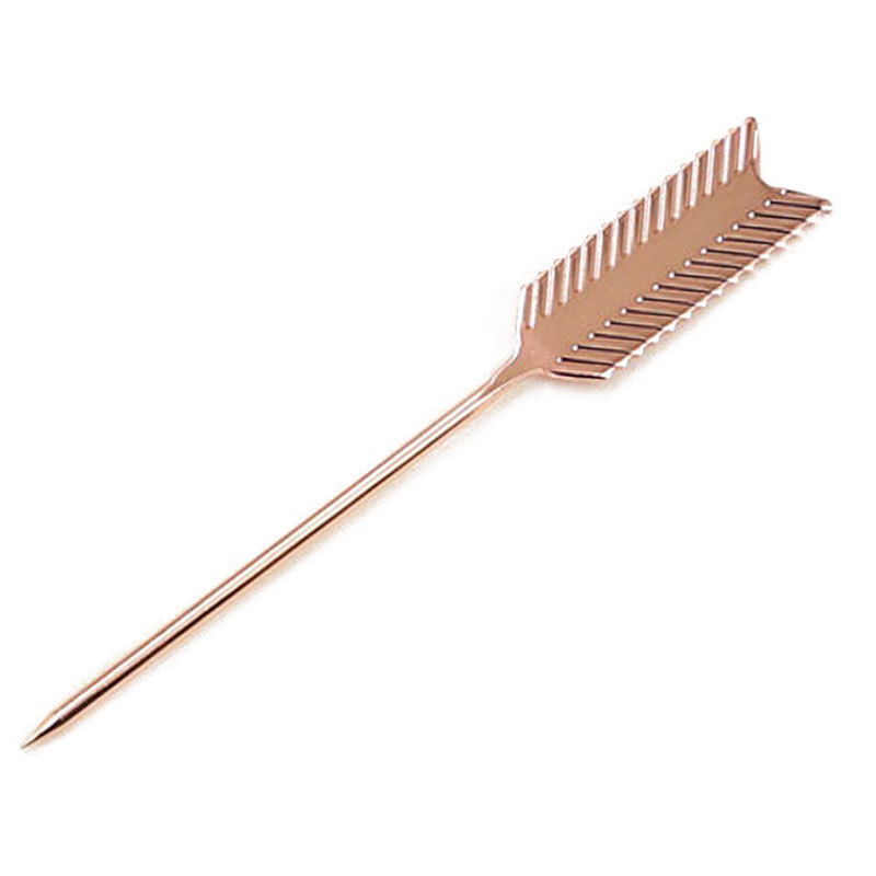 Rose golden feathers