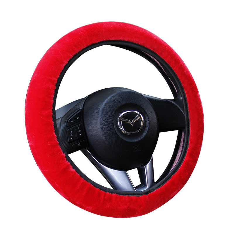 Nueva banda elástica inalámbrica cubierta del volante cubierta del freno de mano conjunto de tres piezas AliExpress felpa cubierta de la manija transfronteriza e-commerce Amazon