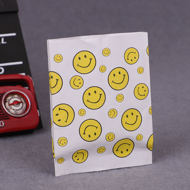 【笑脸小号】食品包装袋 通用防油纸袋 厂家供应批发10*13 现货
