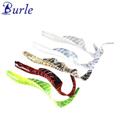 Luya soft bait curly tail skirt skirt tail Texas fishing group Luya bionic bait silicone fake bait 1.8g/3.8g