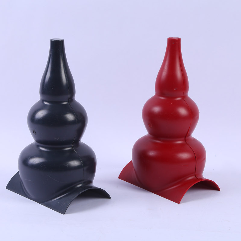 厂家批发临沂爱硕合成树脂瓦仿古六角凉亭宝顶屋顶宝葫芦