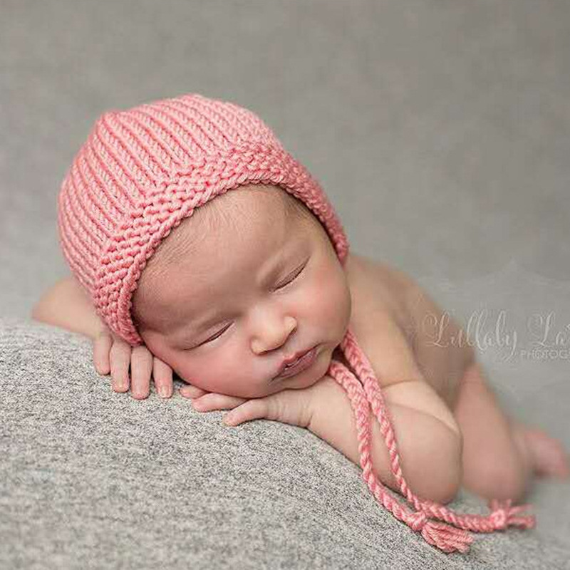 2019新款儿童摄影主题服装 新生儿拍照照相帽子 影楼婴儿满月帽
