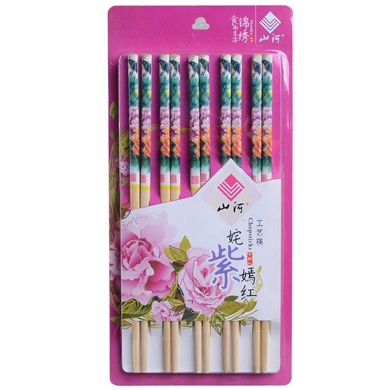 [厂家7.0*24吸塑筷 印花工艺筷包装筷 日用百货酒店筷子餐具批发]
