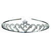 Metal diamond, headband for bride, hair accessory handmade, Korean style