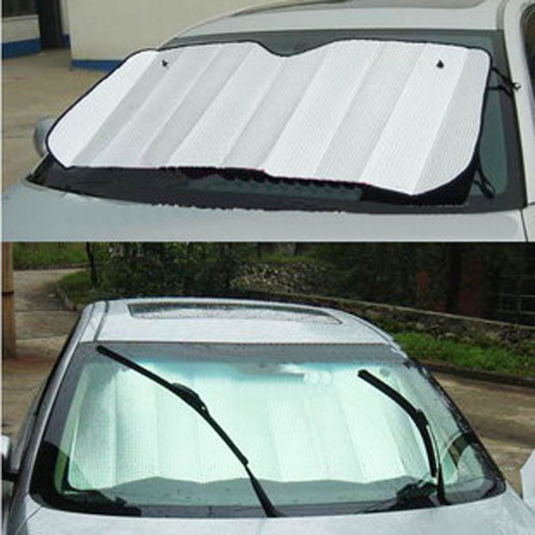 Venta directa de fábrica coche sombrilla protector solar aislamiento térmico parabrisas delantero sombrilla cubierta verano protección solar nieve