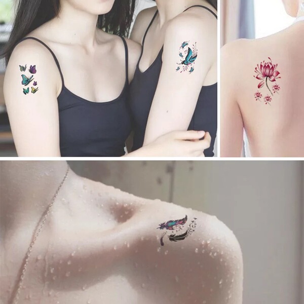 Fresh waterproof sexy tattoo stickers for men and women contains…