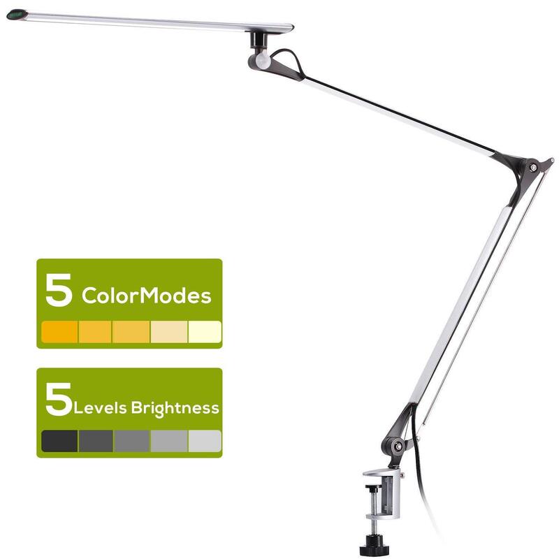 Led American Long Arm Eye Protection Dimming Color Table Clip Desk Lamp Business Office Learning Gift Clip-On Desk Lamp Led American Long Arm Eye Protection Dimming Color Table Clip Desk Lamp Business Office Learning Gift Clip-On Desk Lamp