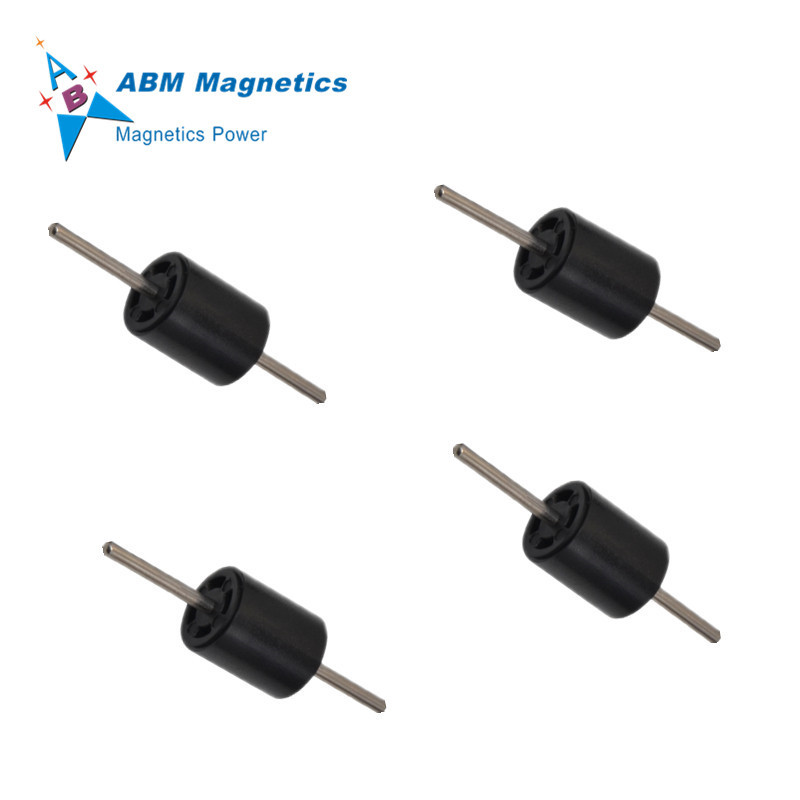 水族箱外充四极/六极磁钢粘结钕铁硼耐温150°180°黑色磁环