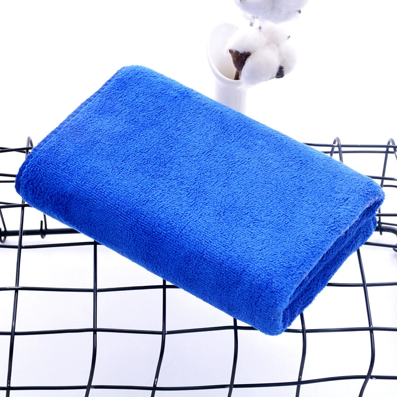 Ultrafine fiber towel 35*75 brushed dry hair towel 300 g/㎡ square beauty and hair towel