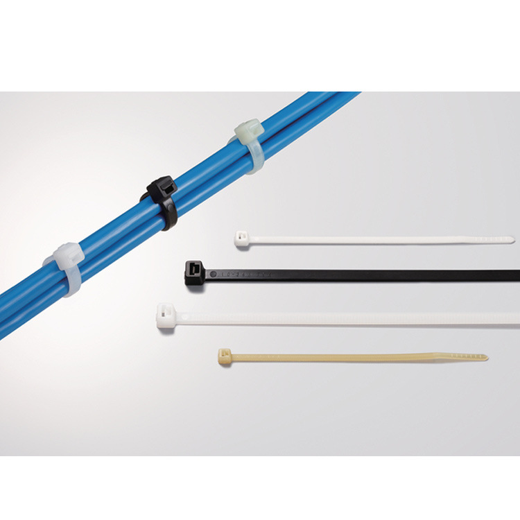 海尔曼太通黑色2.3*80尼龙电缆扎带T18S-B内齿线束捆线带1000根