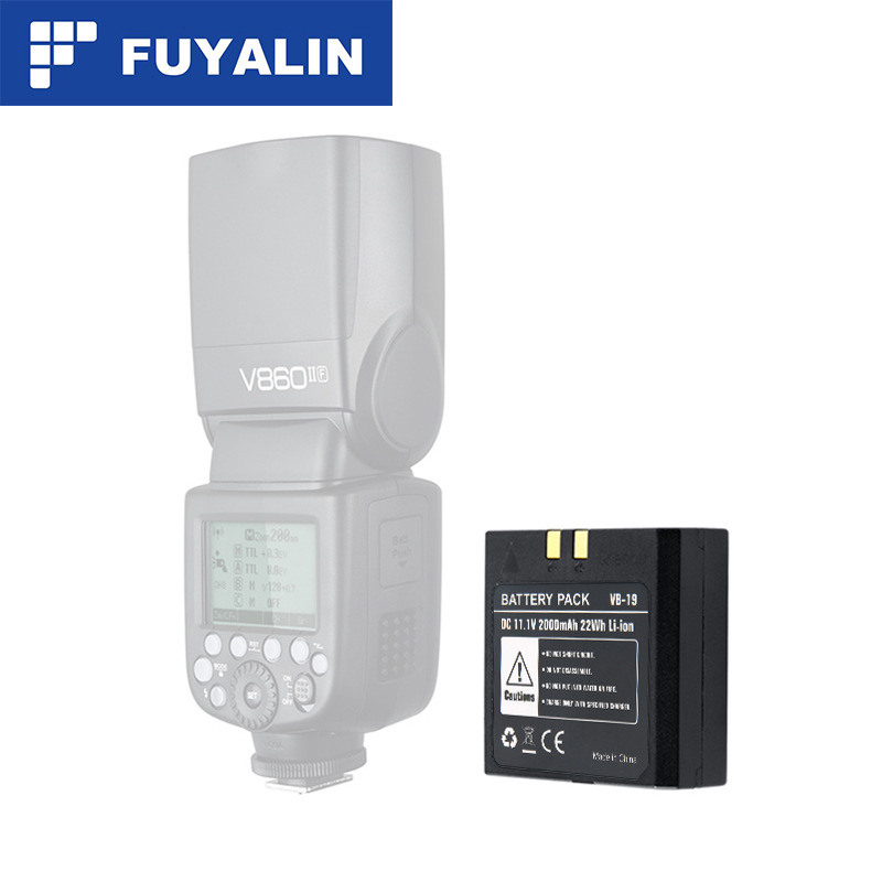 VB19机顶闪光灯锂电池适用于神牛V860II V850II V860 V850 VB18