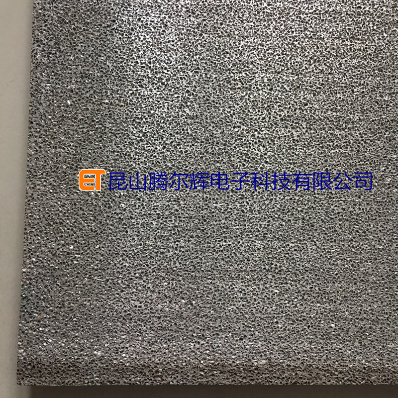 优质粉末烧结发泡铝微孔板 吸热盐颗粒超薄泡沫铝4厚*500MM*500MM