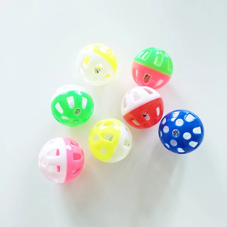Колокольчик-пугалка 4,3 см с полостью, игрушка для кошки, игрушка-питомец кольцо-мишень, пластиковый колокольчик, воронка