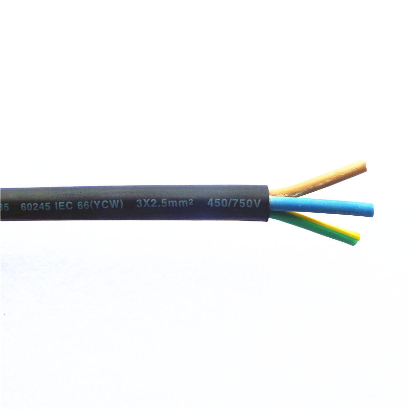 水底灯庭院灯防水耐高温欧标H07RN-F3G2.5平方橡胶线