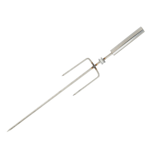 Extended stainless steel barbecue fork, roasted lamb leg fork, barbecue oven, mutton skewers oven, roasted lamb leg and mutton chops barbecue tools