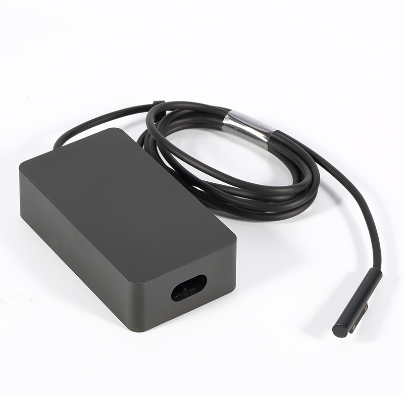 Adaptador de Corriente para Microsoft Surface Pro 6, Cargador Portátil, Carga Directa