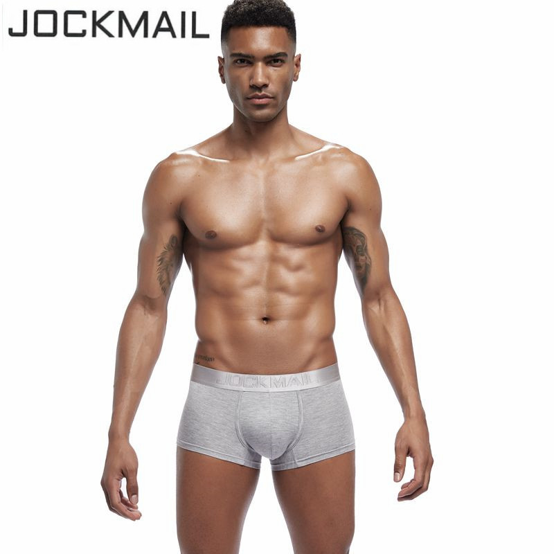 JOCKMAIL calzoncillos de boxeador de los hombres cintura baja modal transpirable calzoncillos de boxeador Comercio exterior al por mayor caliente
